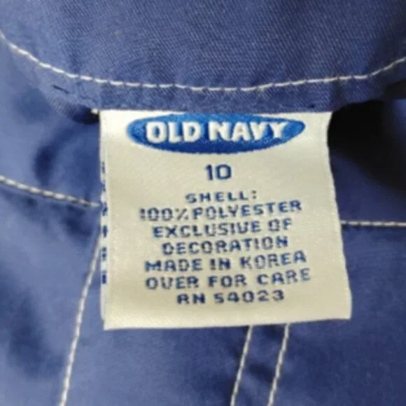 VTG Y2K Old Navy Swim Shorts Low Rise Hawaiian Beach Surf Size 10 - Picture 6 of 7